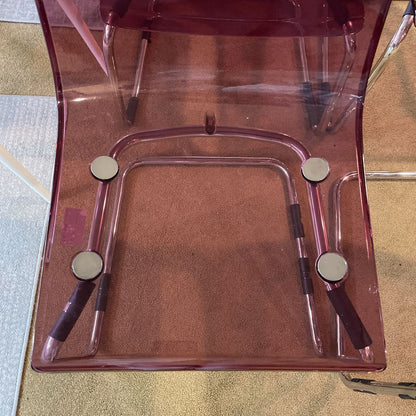 IKEA Tobias Plum Plastic Chair SET OF 4