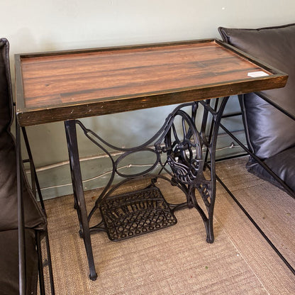 Upcycled Antique Sewing Console Table