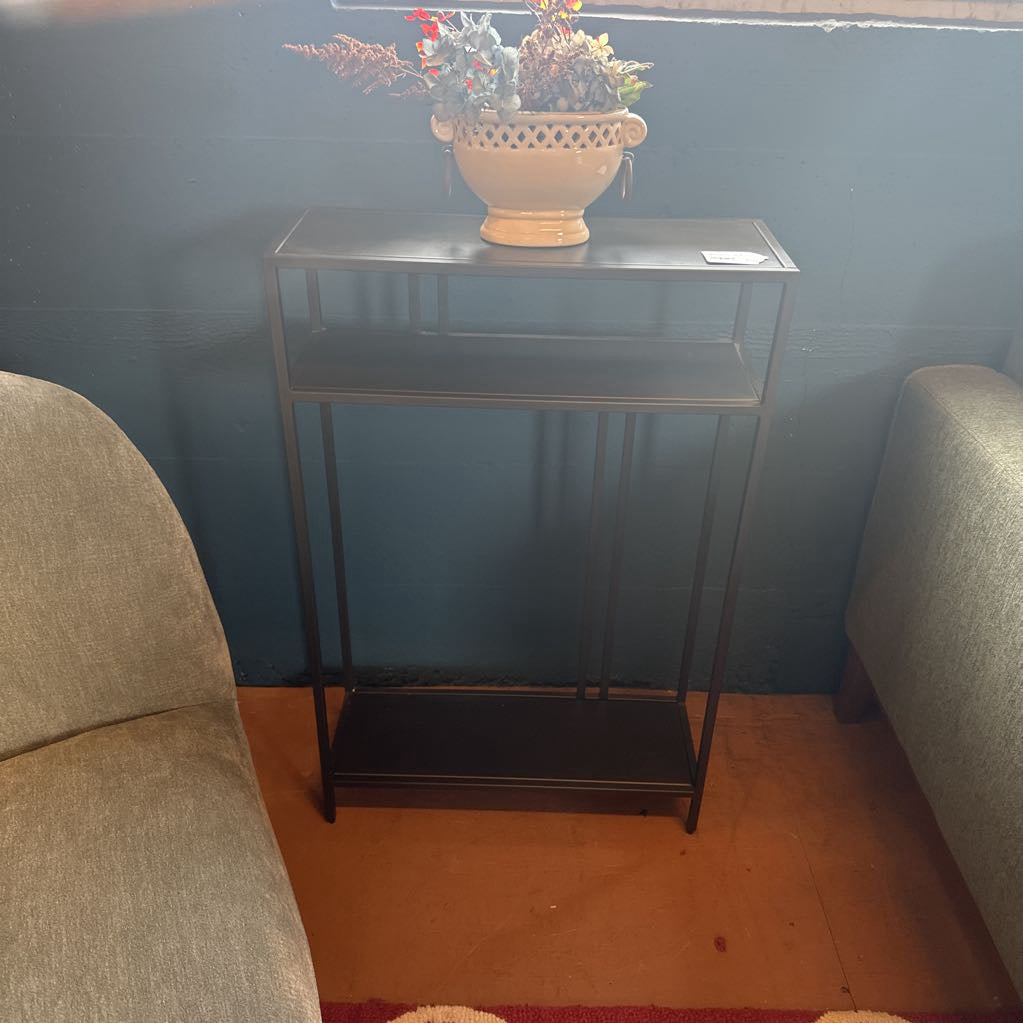 Slim Steel Entry Table