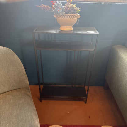 Slim Steel Entry Table