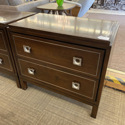 Large LEXINGTON Two Drawer Nightstand (AS IS)