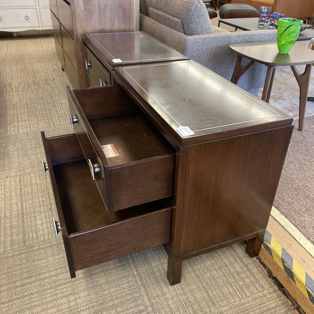 Large LEXINGTON Two Drawer Nightstand (AS IS)