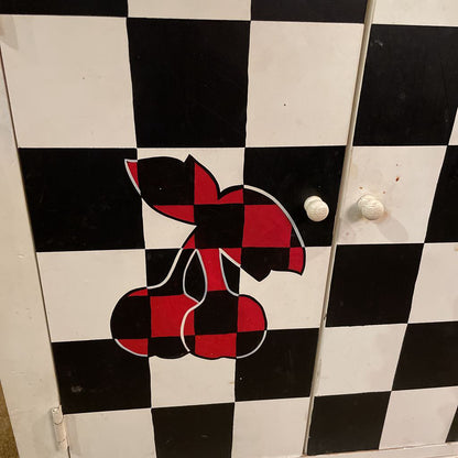 Checker Board Door Cabinet C CABINETS
