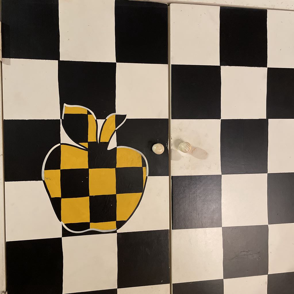 Checker Board Door Cabinet C CABINETS