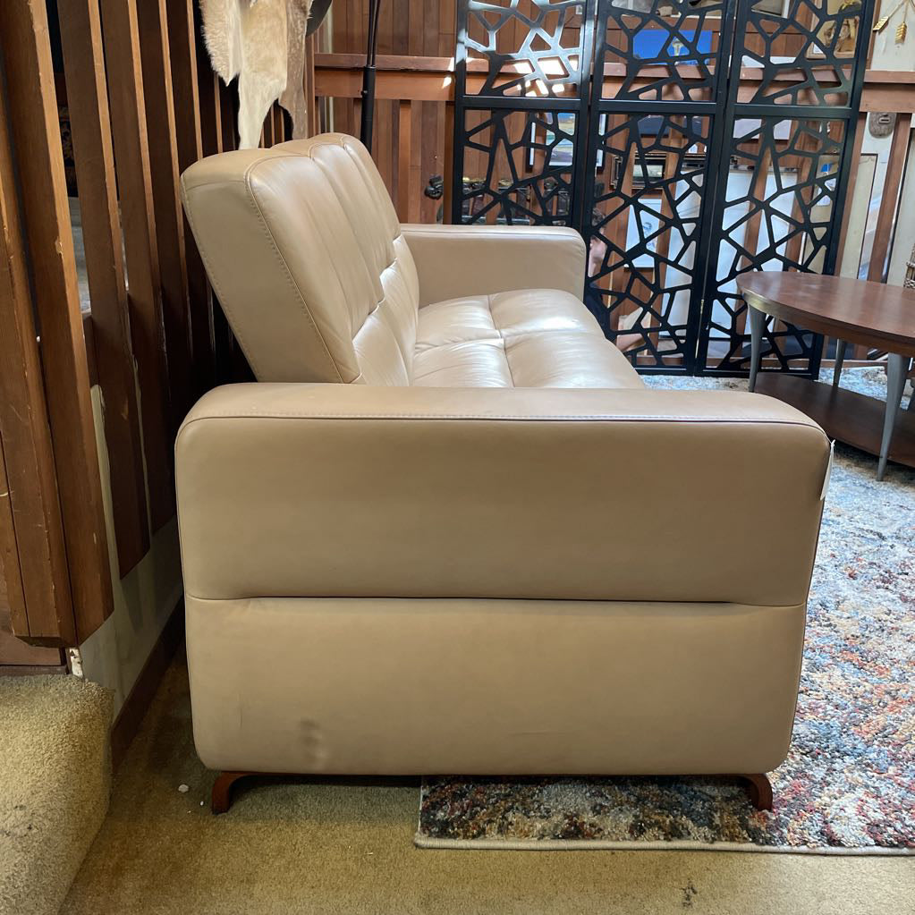 Ekorness Wave Khaki 3 Seat Reclining Sofa