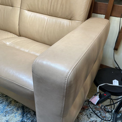 Ekorness Wave Khaki 3 Seat Reclining Sofa