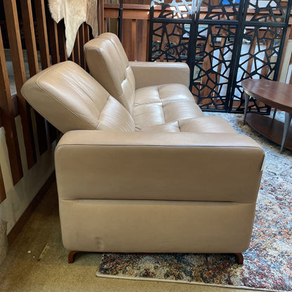Ekorness Wave Khaki 3 Seat Reclining Sofa