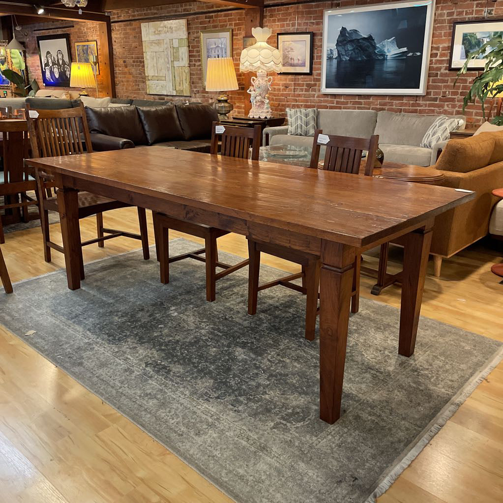 David Smith Co. Rustic Dining Table & 6 Chairs SET