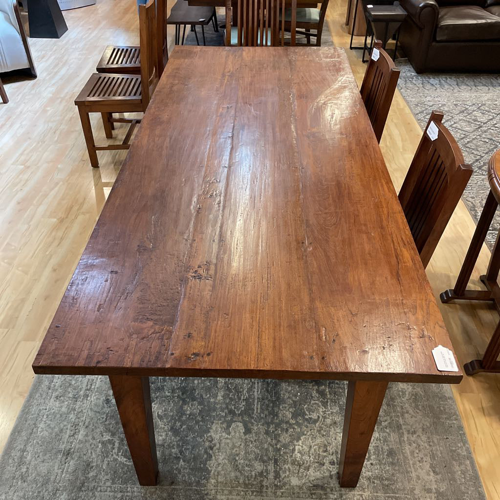 David Smith Co. Rustic Dining Table & 6 Chairs SET