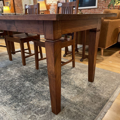 David Smith Co. Rustic Dining Table & 6 Chairs SET