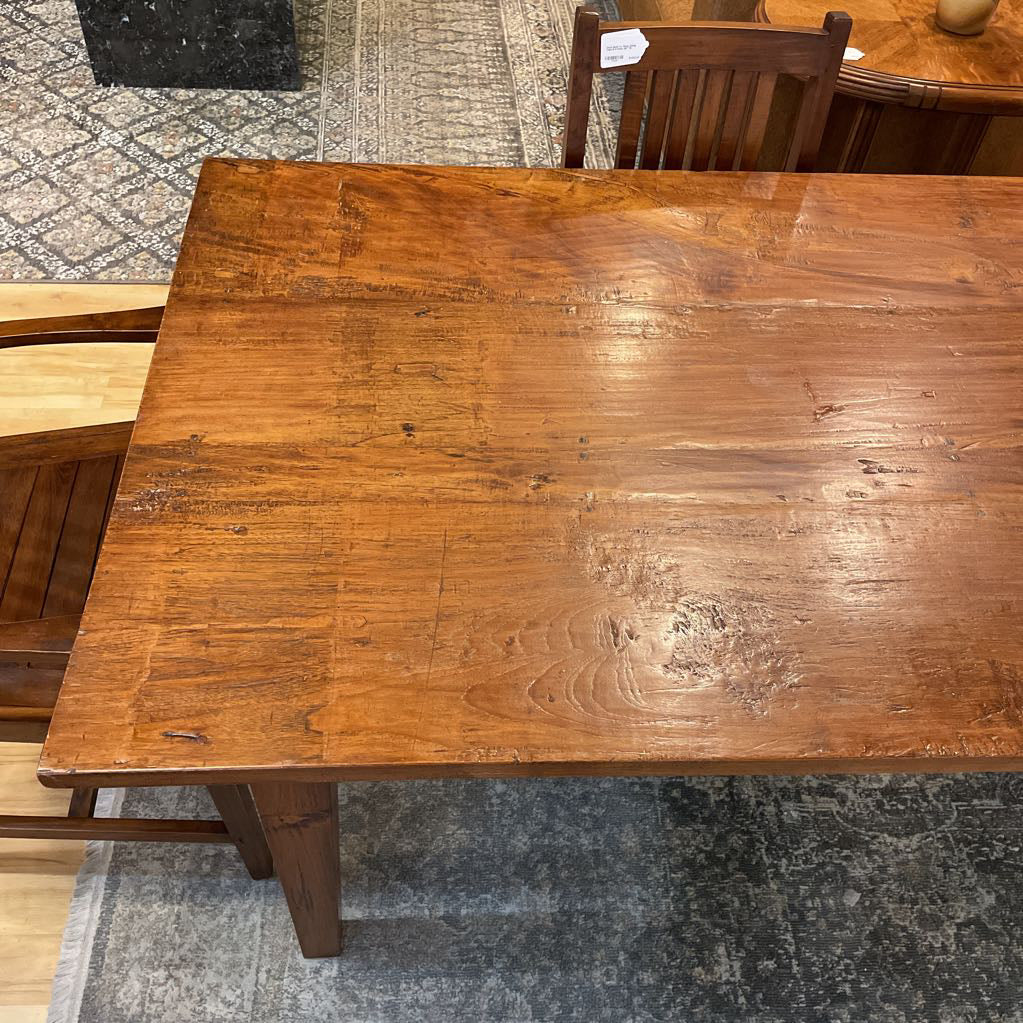 David Smith Co. Rustic Dining Table & 6 Chairs SET