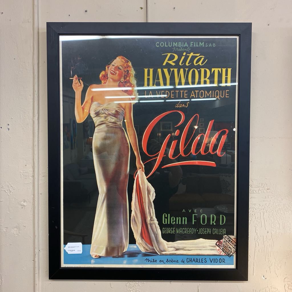 GILDA Vintage Repro Framed Movie Poster