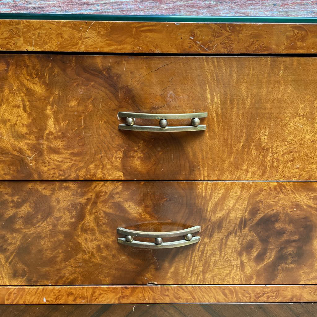 Art Deco 4 Drawer Lowboy Dresser