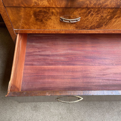 Art Deco 4 Drawer Lowboy Dresser