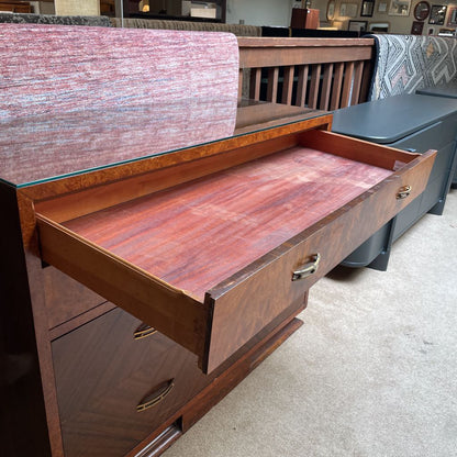 Art Deco 4 Drawer Lowboy Dresser