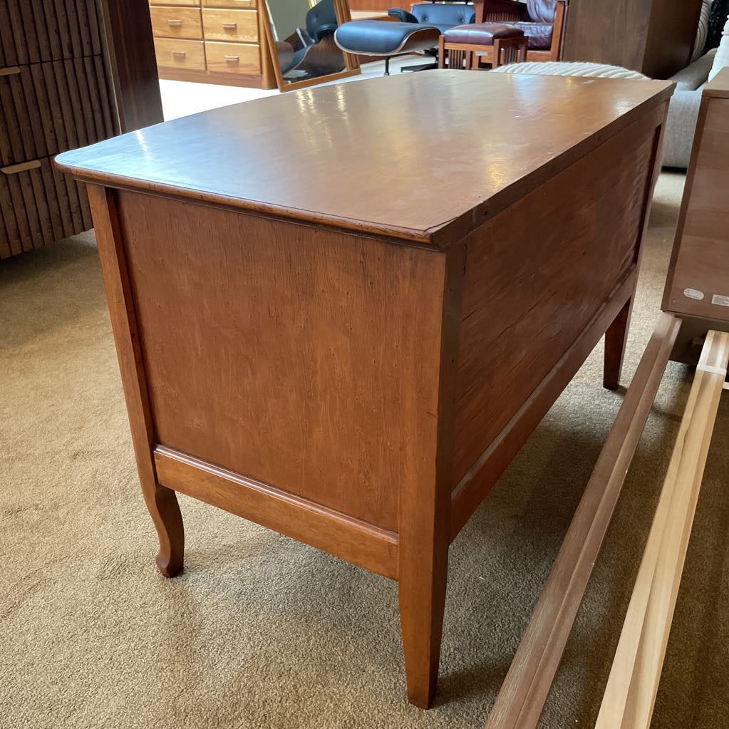 3 Drawer Curved Front Chest w/ Lion Hardware