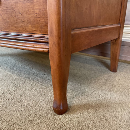 3 Drawer Curved Front Chest w/ Lion Hardware