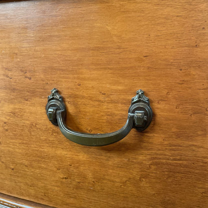 3 Drawer Curved Front Chest w/ Lion Hardware