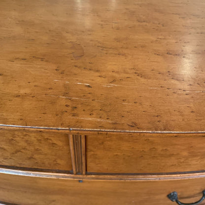 3 Drawer Curved Front Chest w/ Lion Hardware