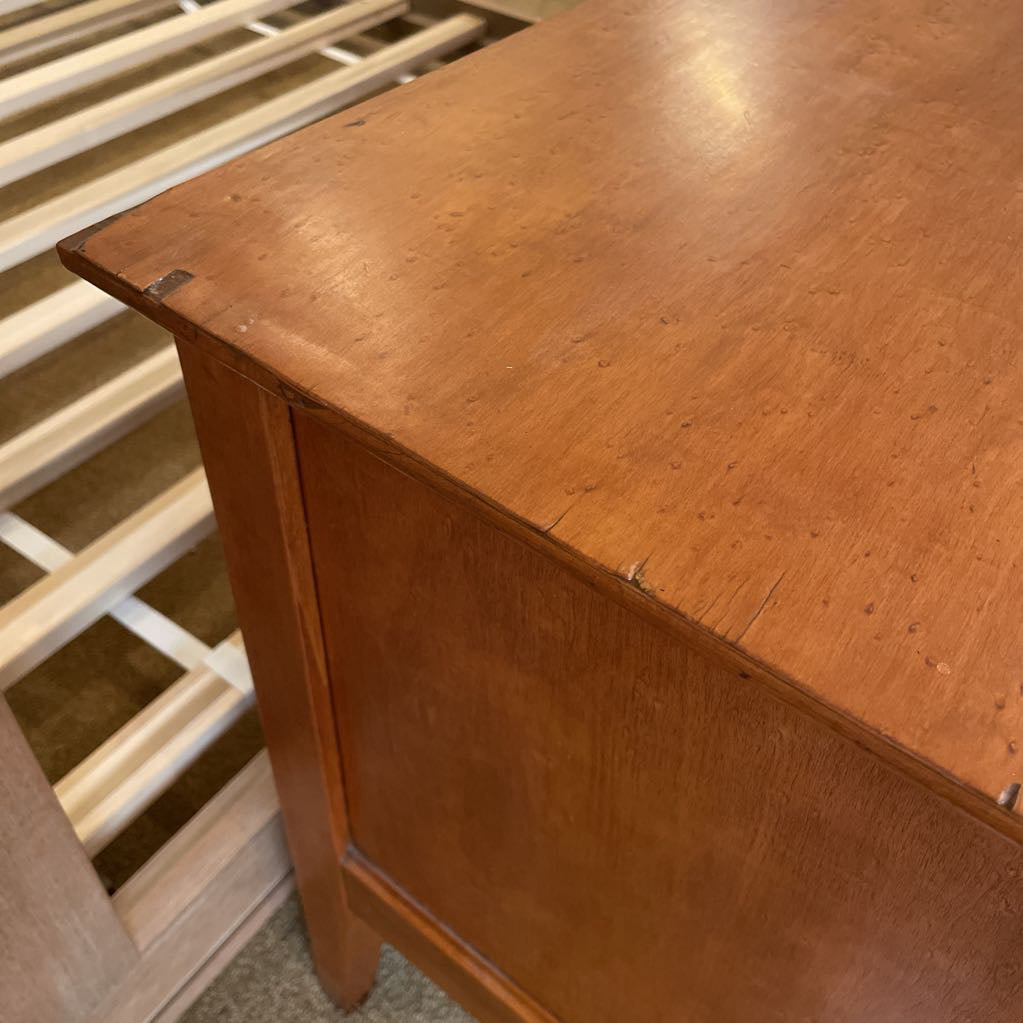 3 Drawer Curved Front Chest w/ Lion Hardware
