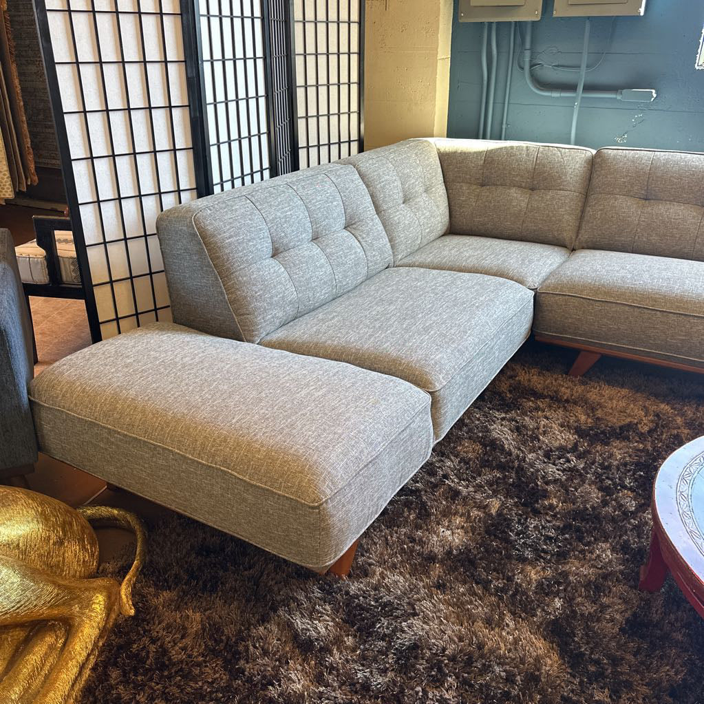 Odense Silver LAF Sectional