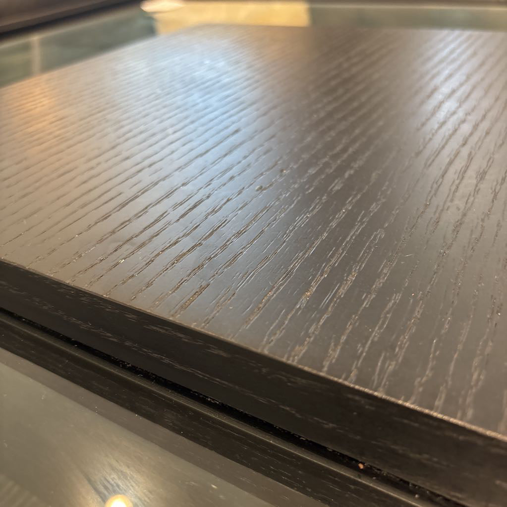 Modern Black Glass Top Coffee Table Dania