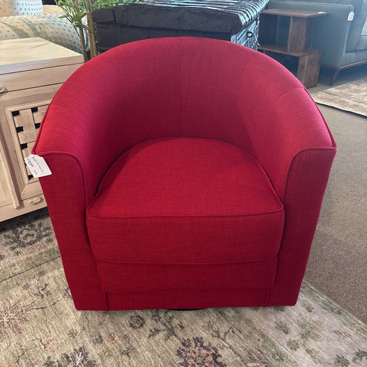 Scarlet Red Barrel Swivel Accent Chair U ACCENT CHAIRS