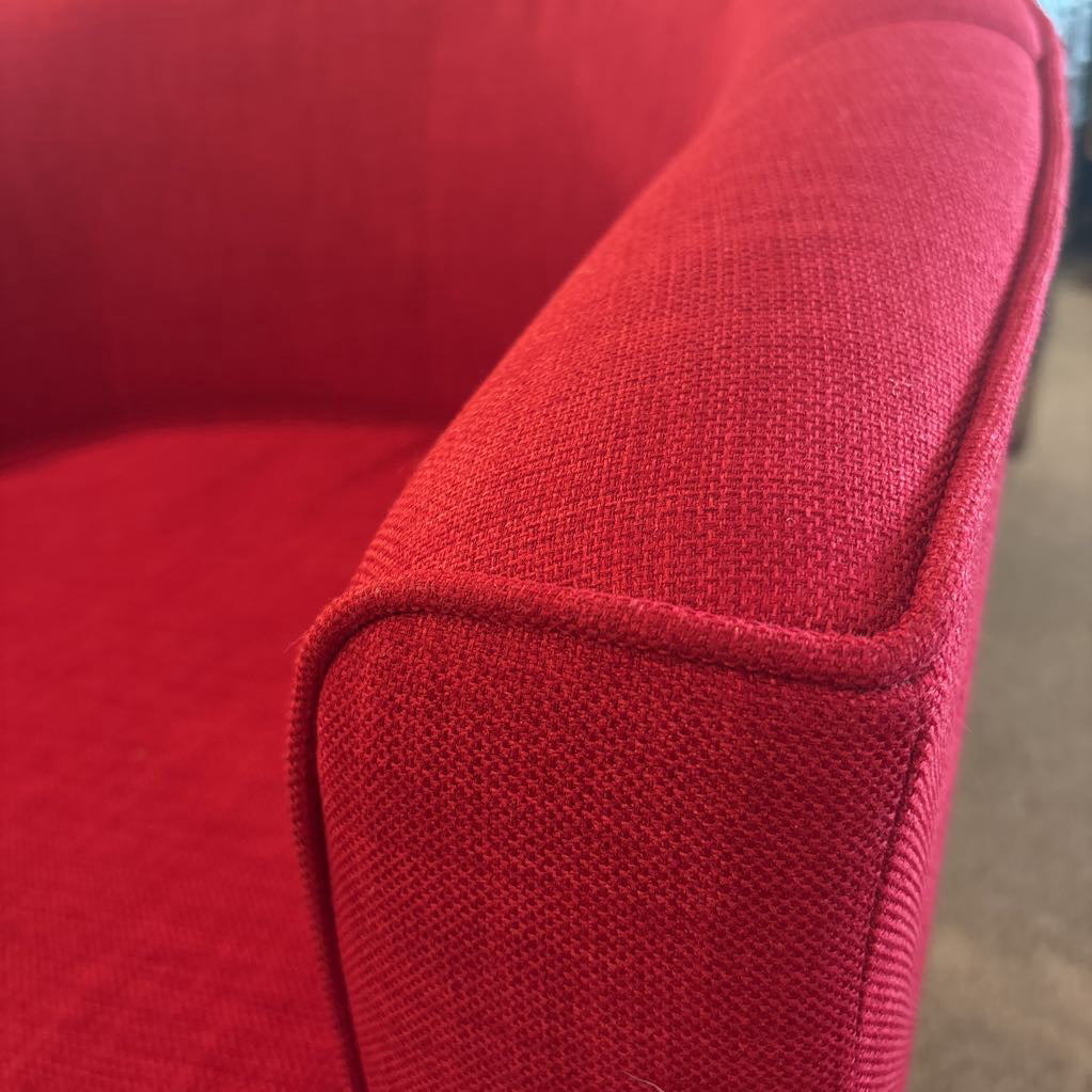 Scarlet Red Barrel Swivel Accent Chair