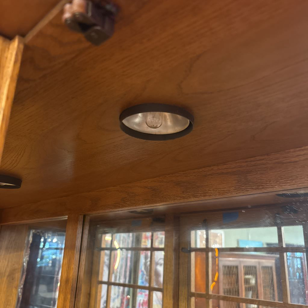 Mission Style Copper Hardware Hutch