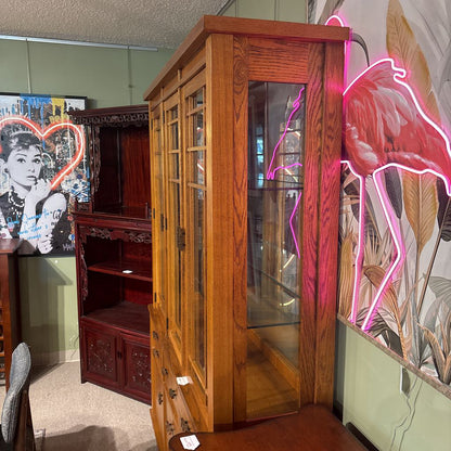 Mission Style Copper Hardware Hutch