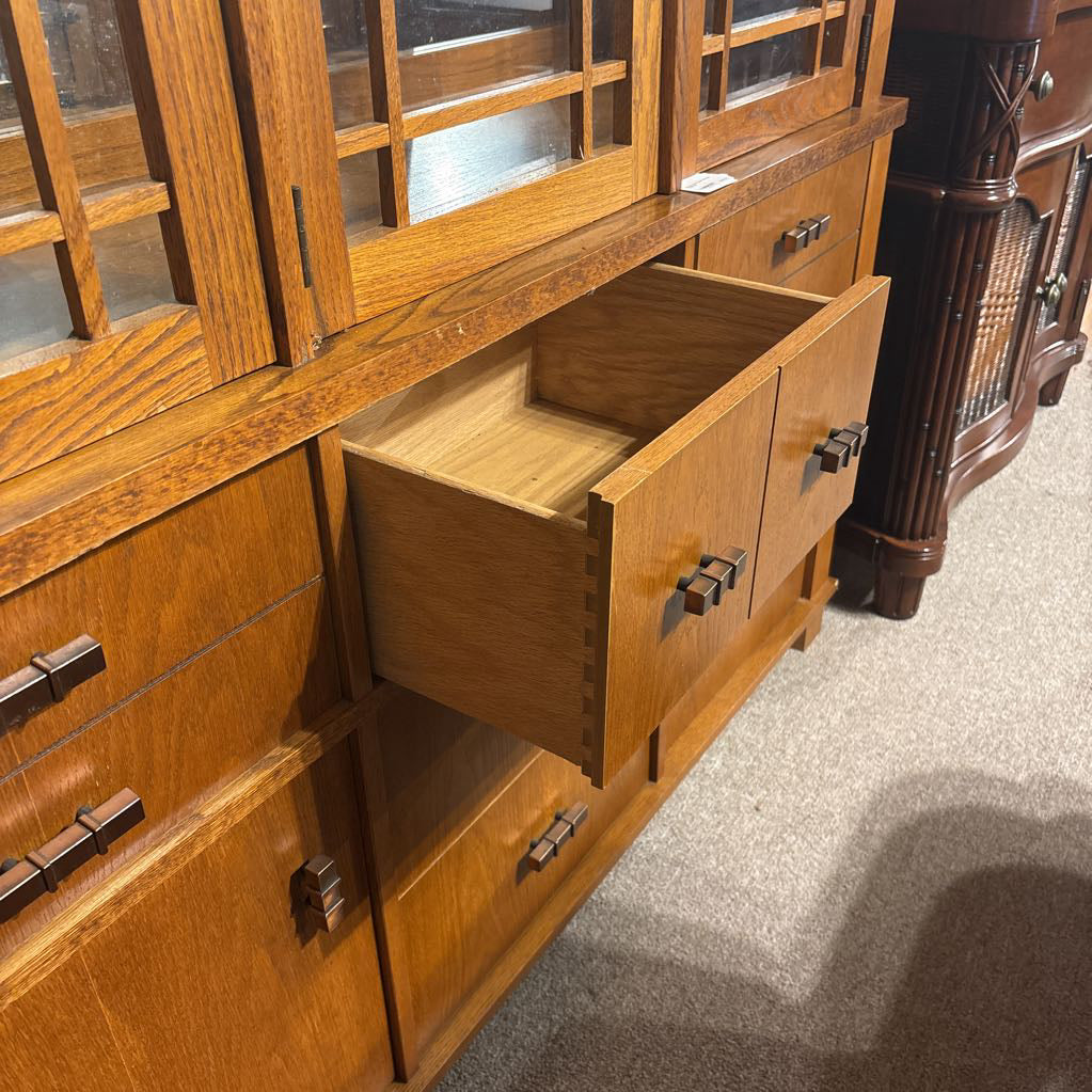 Mission Style Copper Hardware Hutch
