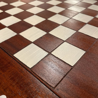 Drop Leaf Checkers Side Table C SIDE TABLES