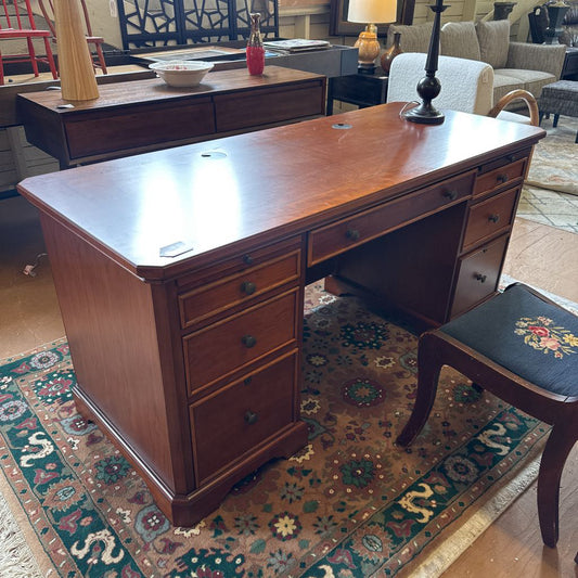 Desk W/ Cable Management And Locking Drawers C DESKS
