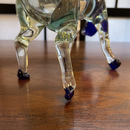 Glass Blue Mane Horse SMALLS