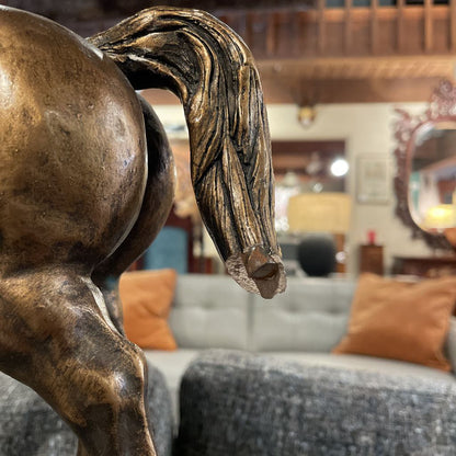 AUSTIN PRODUCTIONS Cowboy & Horse Statue