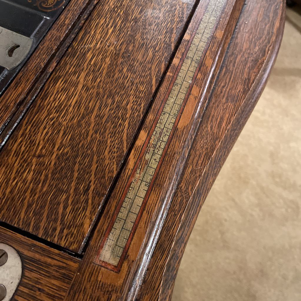 Antique Oak Daytonia Sewing Machine