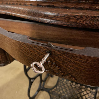 Antique Oak Daytonia Sewing Machine