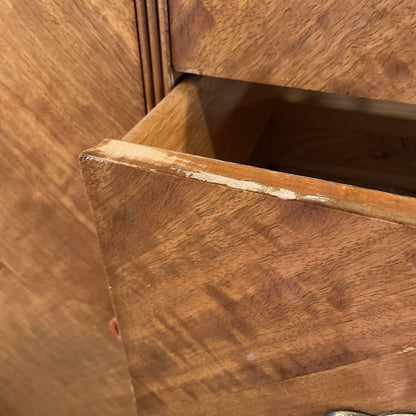 Art Deco 4 Drawer Waterfall Armoire