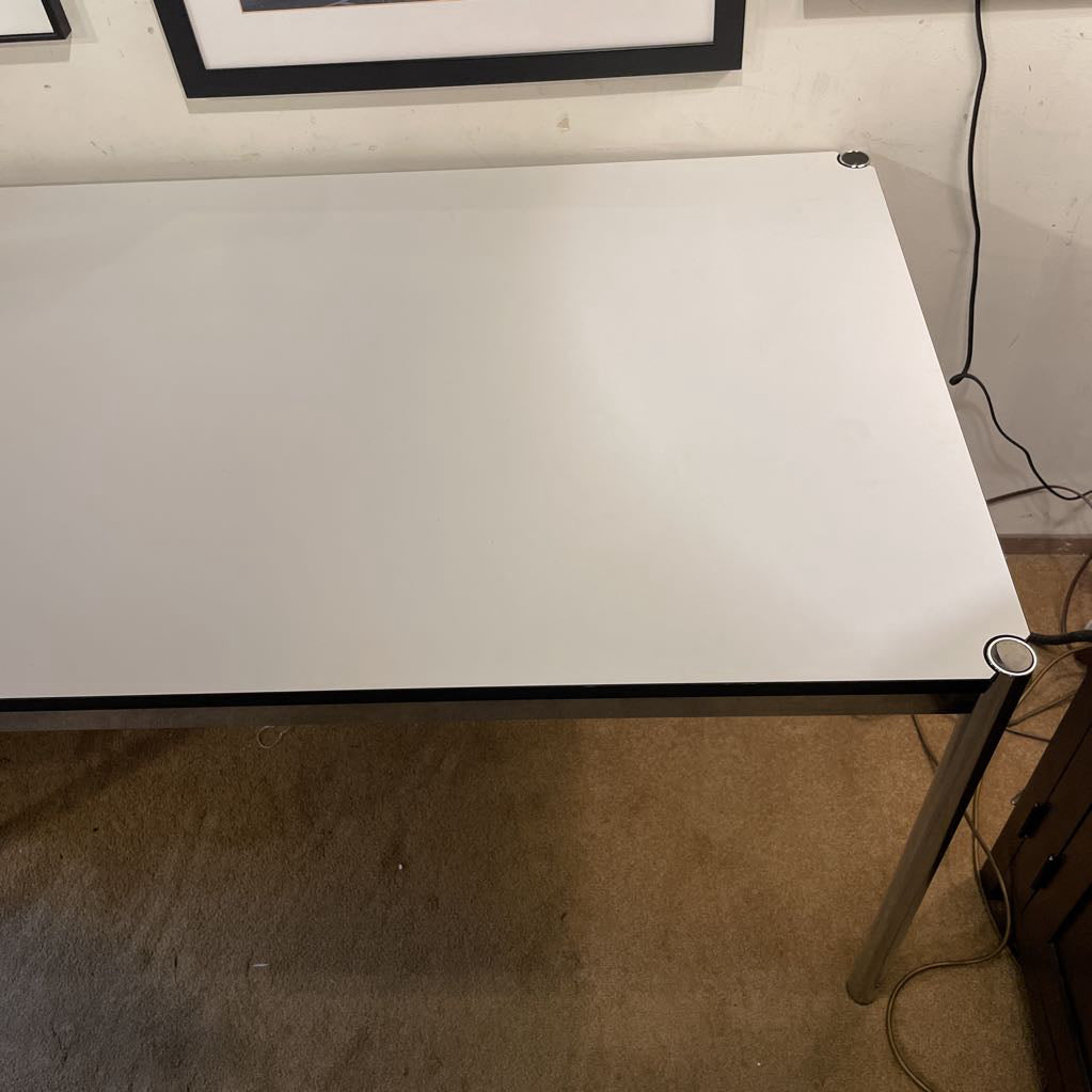 USM Haller Work Table w/ Chrome Legs C DESKS