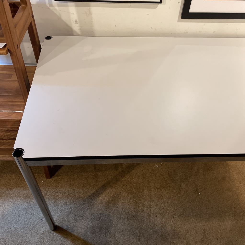 USM Haller Work Table w/ Chrome Legs C DESKS