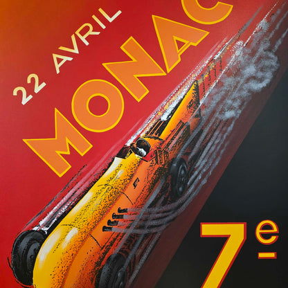 Monaco 1935 Art Canvas