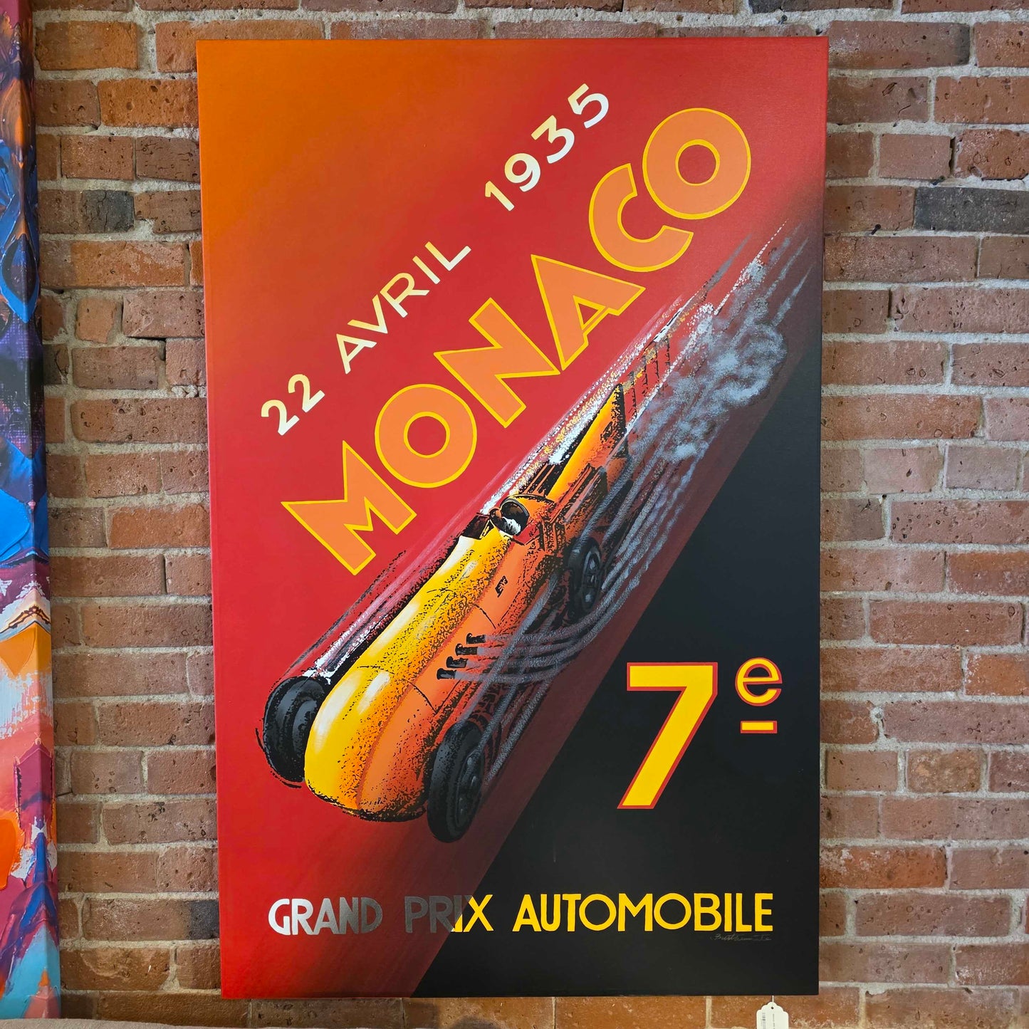 Monaco 1935 Art Canvas