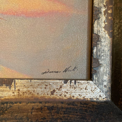 Red Chairs Framed Painting ART