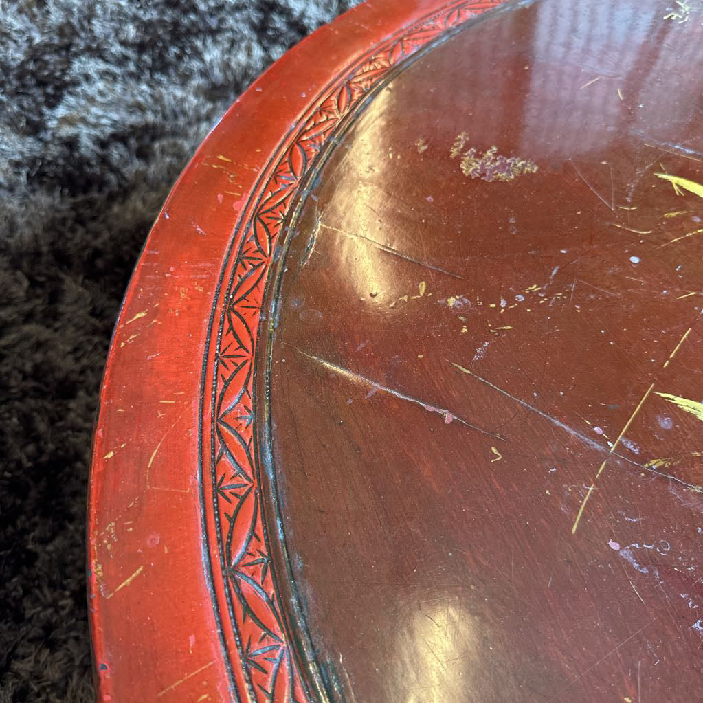 Antique Japanese Lacquered Coffee Table
