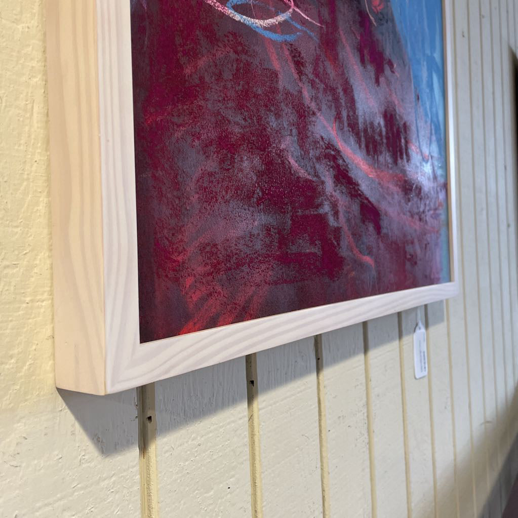 Lady in Red Amanda Wilner Pastel Artwork ART