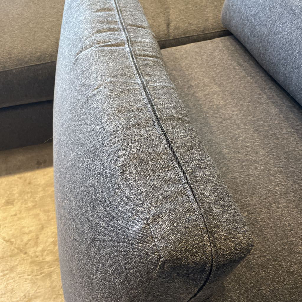 Room & Board Blue Fabric LAF Sectional