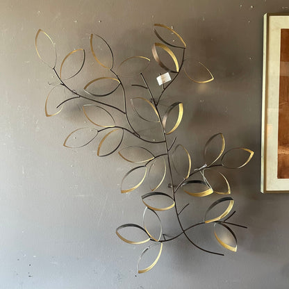 Metal Leaves Wall Art