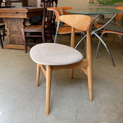 Blonde Curved Back Dining Chairs
