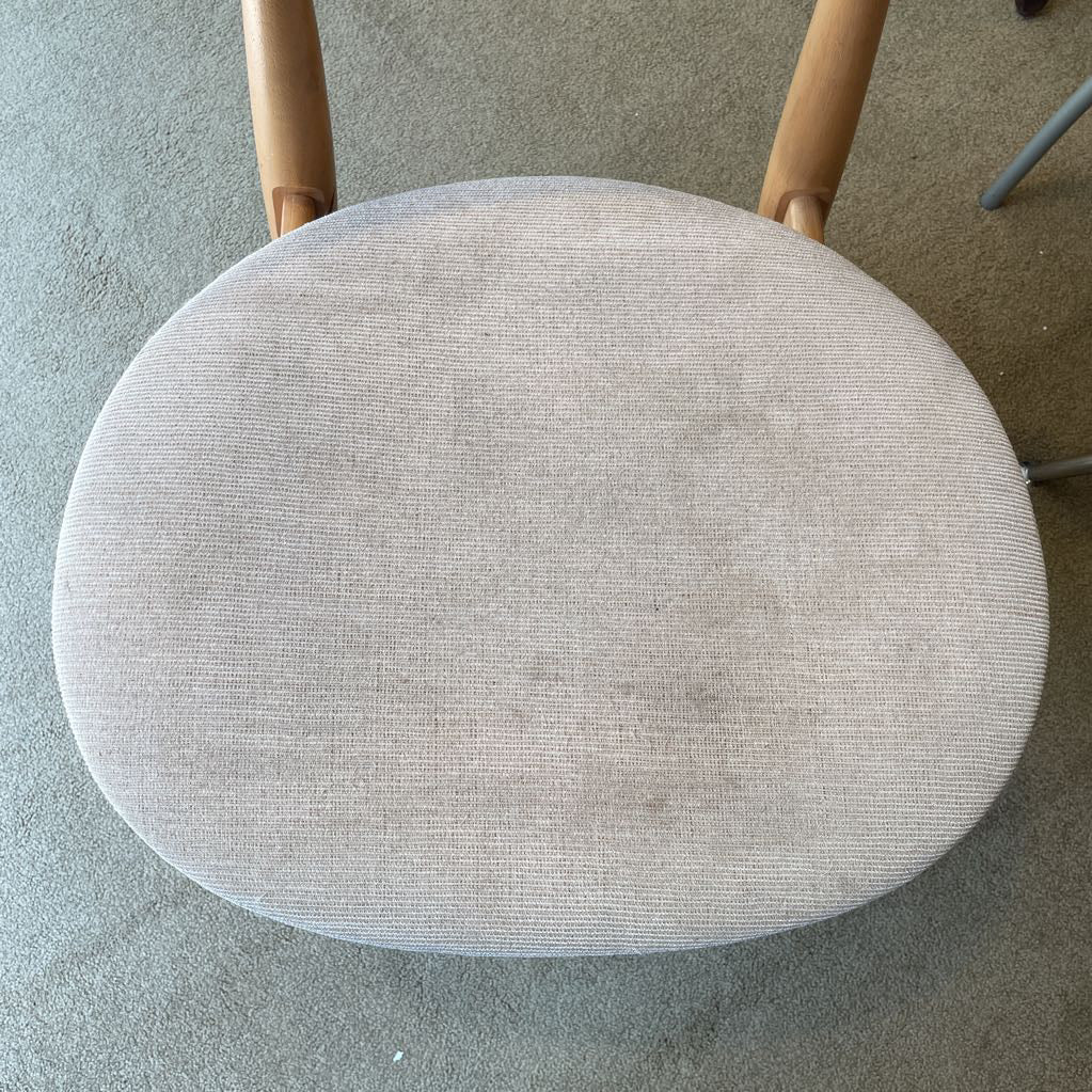 Blonde Curved Back Dining Chairs