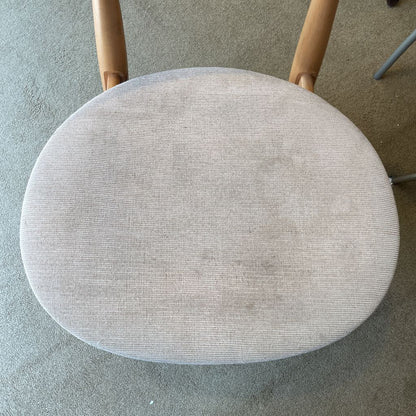 Blonde Curved Back Dining Chairs